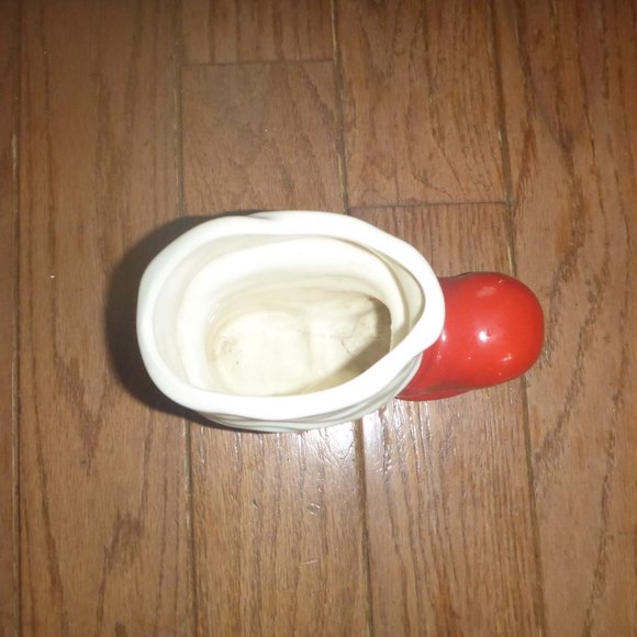 Vintage Ceramic Santa Boot Holiday Decor / Vase / Planter - Picture 4 of 5